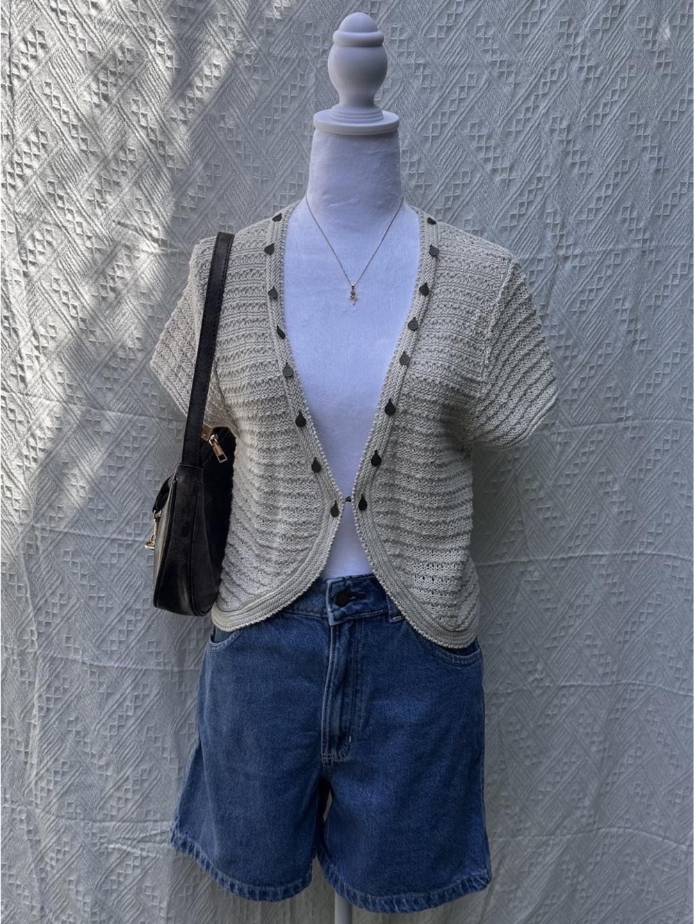 Cotton Linen Knit Cardigan 🤍